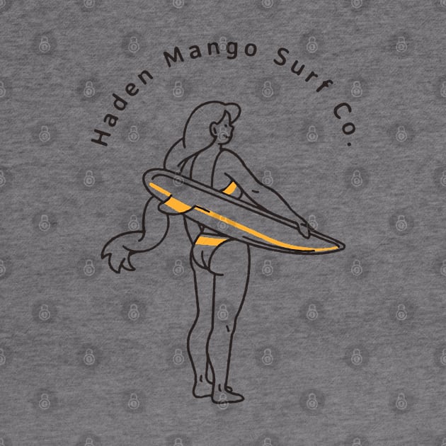 Surfer Girl Ready to Shread by Hayden Mango Collective 